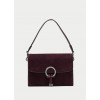 Bolsos BI264945 Shoulder Bag - Burgundy Suede