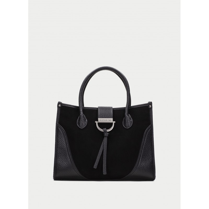 Bolsos BI265022 Tote Bag - Black Suede