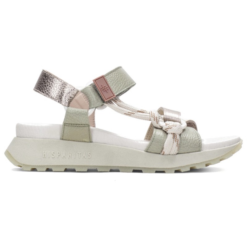 Ambar CHV264869 Sports Sandals - Alga Champagne Leather Ambar CHV264869 Sports Sandals - Alga Champagne Leather