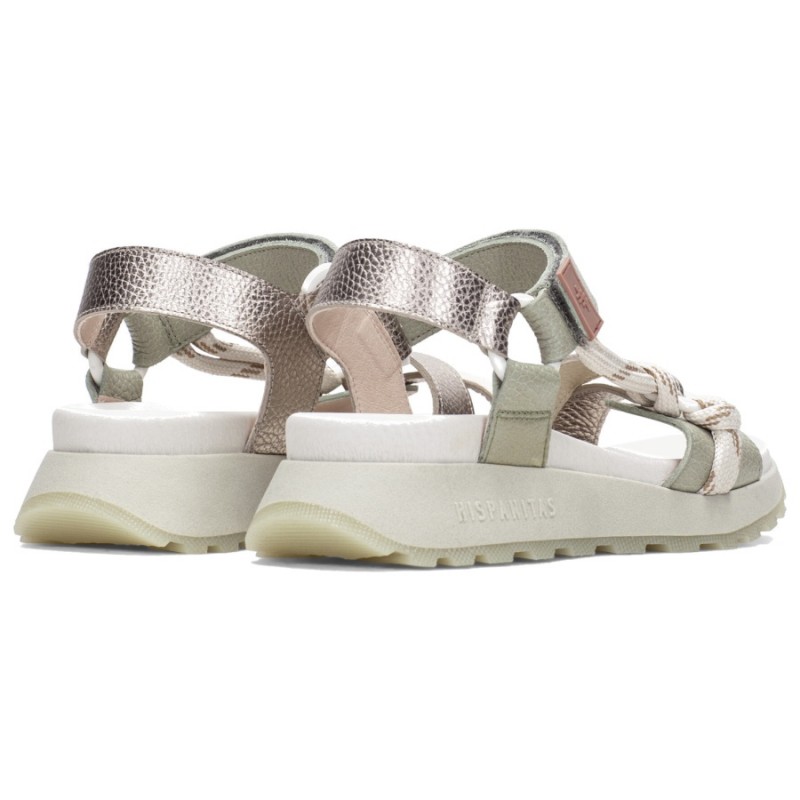 Ambar CHV264869 Sports Sandals - Alga Champagne Leather Ambar CHV264869 Sports Sandals - Alga Champagne Leather