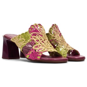 Hispanitas Orquidea HV264801 Heeled Mules - Multi Leather