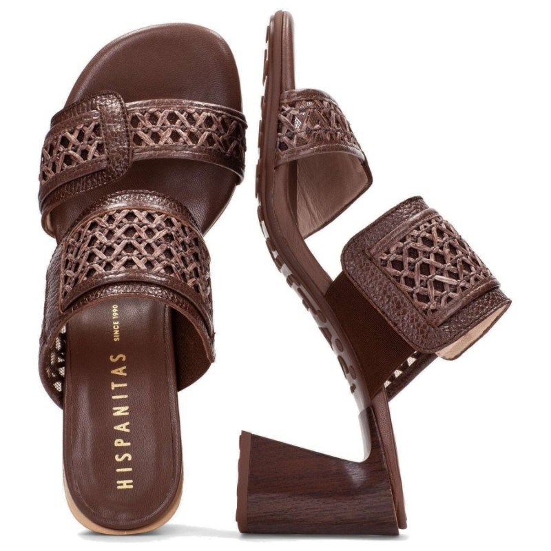 Orquidea RHV264747 Heeled Mules - Avellana Orquidea RHV264747 Heeled Mules - Avellana