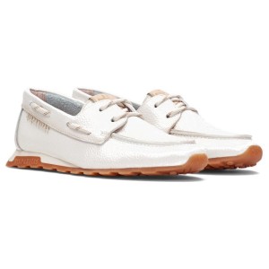 Hispanitas Zinnia HV264603 Sport Moccasins - White Leather