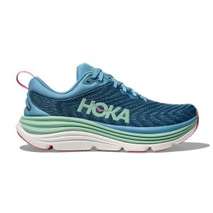 Hoka W Gaviota 5 Trainers - Alpine Blue/Jadeite