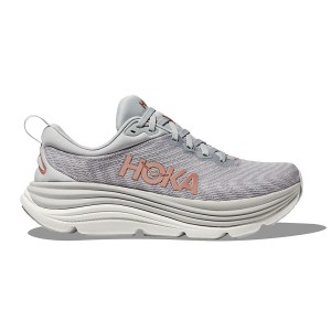 Hoka W Gaviota 5 Trainers - Harbor Mist/Rose Gold