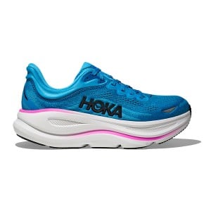 Hoka W Bondi 9 Trainers - Skyward Blue/Neon Fuchsia