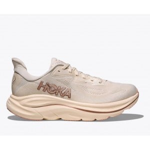 Hoka W Clifton 10 Trainers - Alabaster / Rose Gold