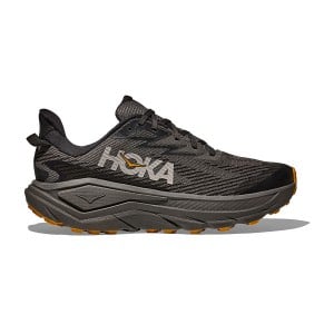 Hoka M Challenger 8 GTX Trainers - Asphalt Grey / Varsity Yellow