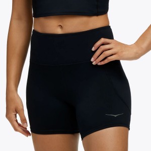 Hoka Women's Elaro 5" Bike Shorts 1141761 - Black