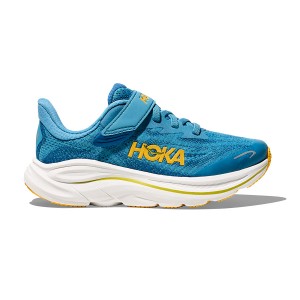 Hoka Clifton 10 Little Kids 1168873 Trainers - Alpine Blue / Foggy Night