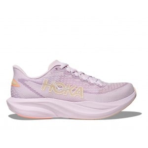 Hoka W Mach 7 Trainers -  Lilac Cream / Tangerine Glow