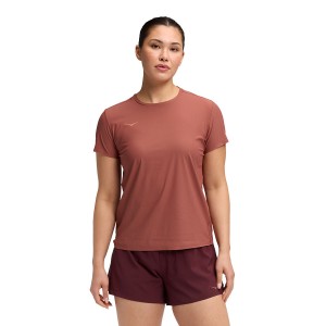 Hoka Women's Airolite Short Sleeve 2.0 1175774 - Rouge