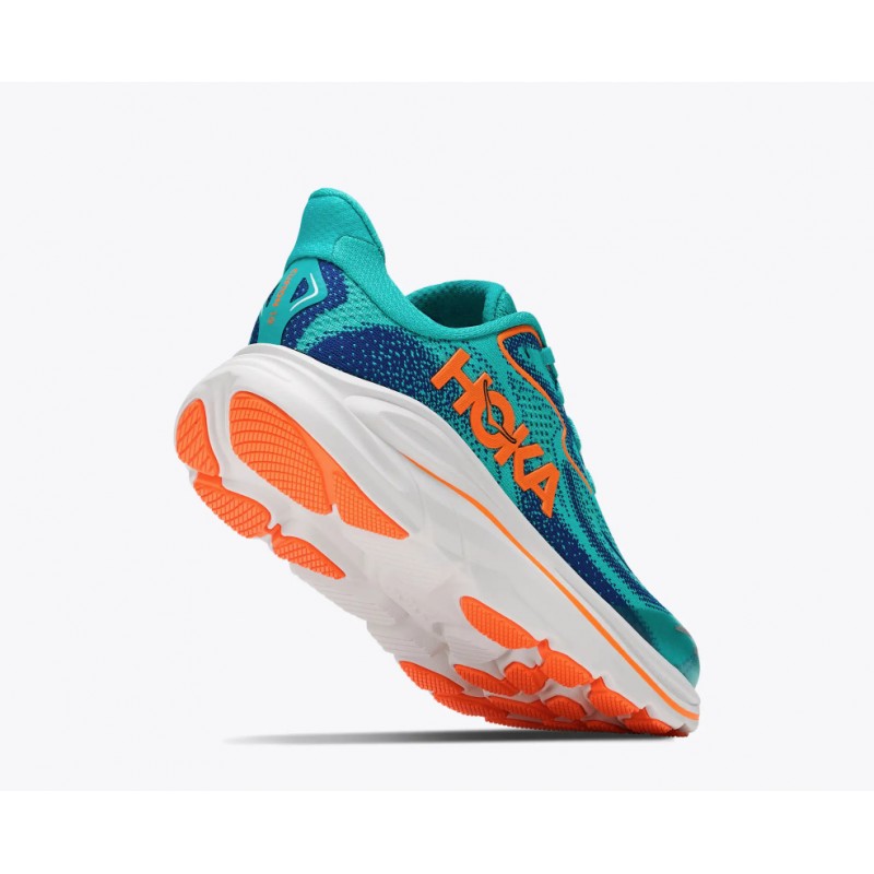 Clifton 10 Big Kids 1168860 Trainers - Nightglow Blue/Electric Aqua