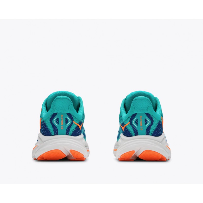Clifton 10 Big Kids 1168860 Trainers - Nightglow Blue/Electric Aqua