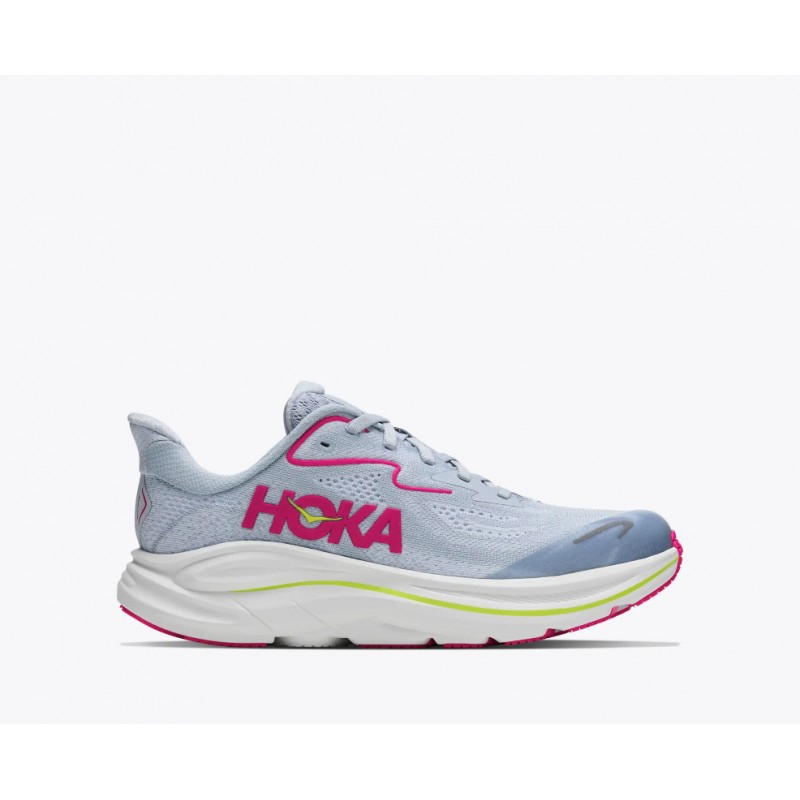 Clifton 10 Big Kids 1168860 Trainers - Overcast/Neon Dragonfruit