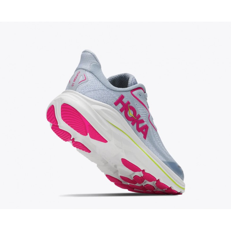 Clifton 10 Big Kids 1168860 Trainers - Overcast/Neon Dragonfruit
