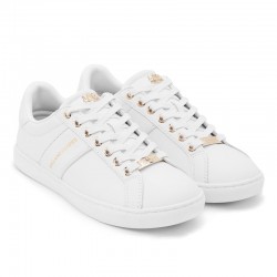 Holland Cooper Knightsbridge Court Trainers - White  Leather