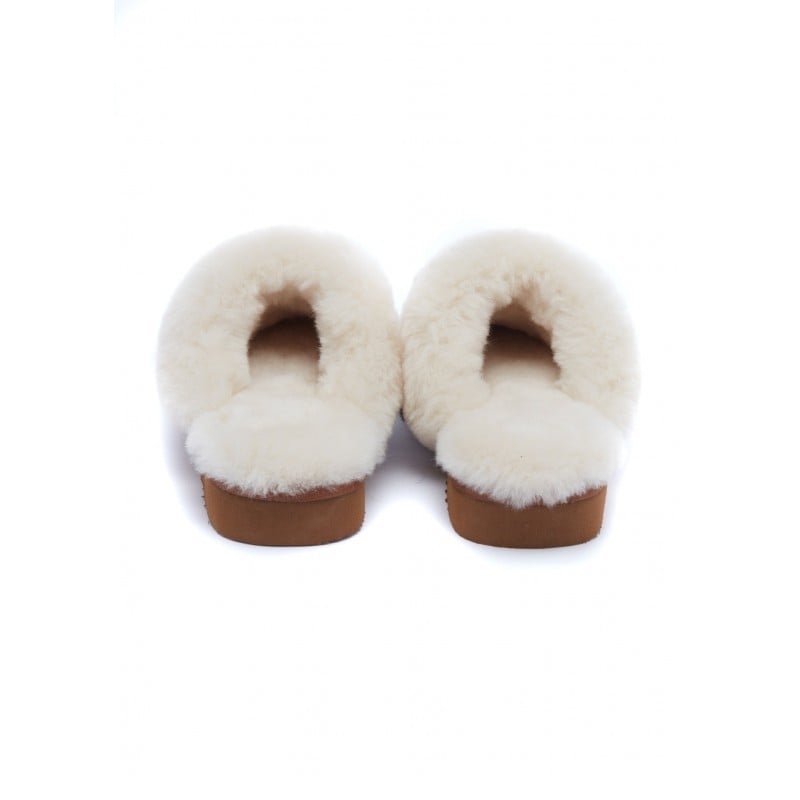 HC Shearling Slippers - Tan Suede