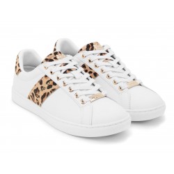 Holland Cooper Knightsbridge Court Trainers - Leopard Leather