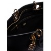 Regency Leather Tote Bag -  Black Leather