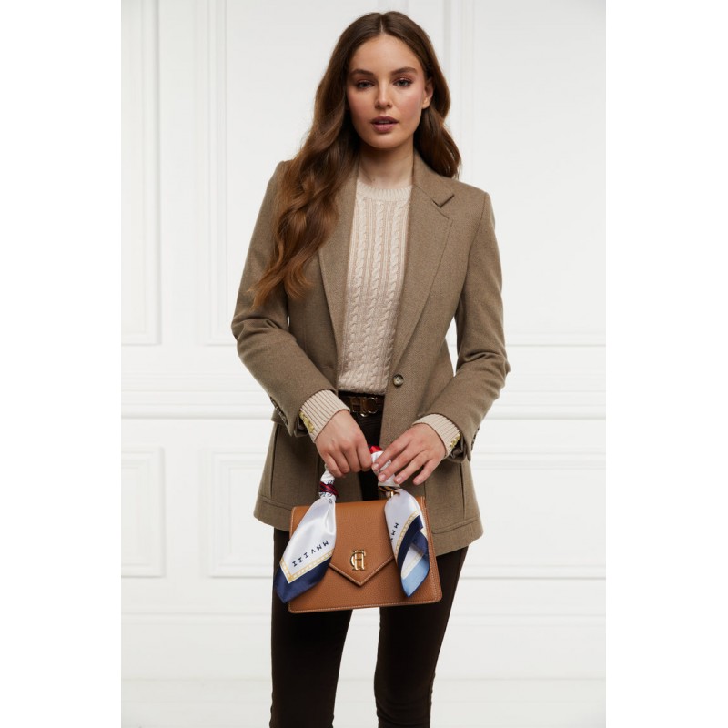 Dowdeswell Scarf Bag - Tan Contrast Leather