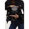 Knightsbridge Phone Pouch - Black Croc Leather