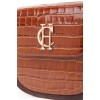 Chelsea Saddle Bag - Tan Croc Leather