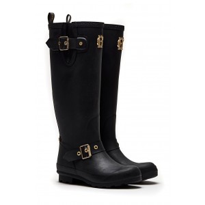 Holland Cooper Sherpa Lined Regency Wellington -  Matte Black