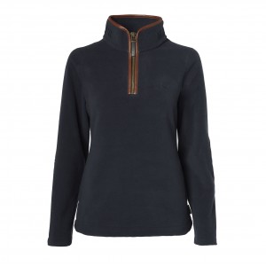 Holland Cooper Country Fleece Half Zip - Ink Navy