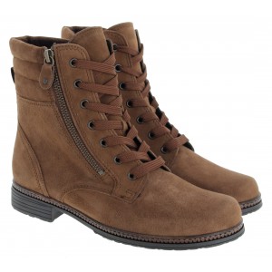 Gabor Notion 74.672 Ankle Boots - Dark Tan Suede