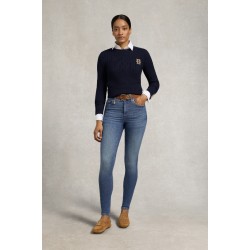 Holland Cooper Contour Skinny Jeans - Aged Indigo