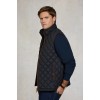Mens Country Quilted Gilet - Ink Navy