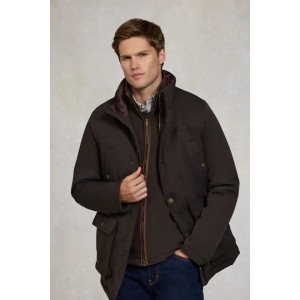 Holland Cooper Stamford Field Coat - Chocolate