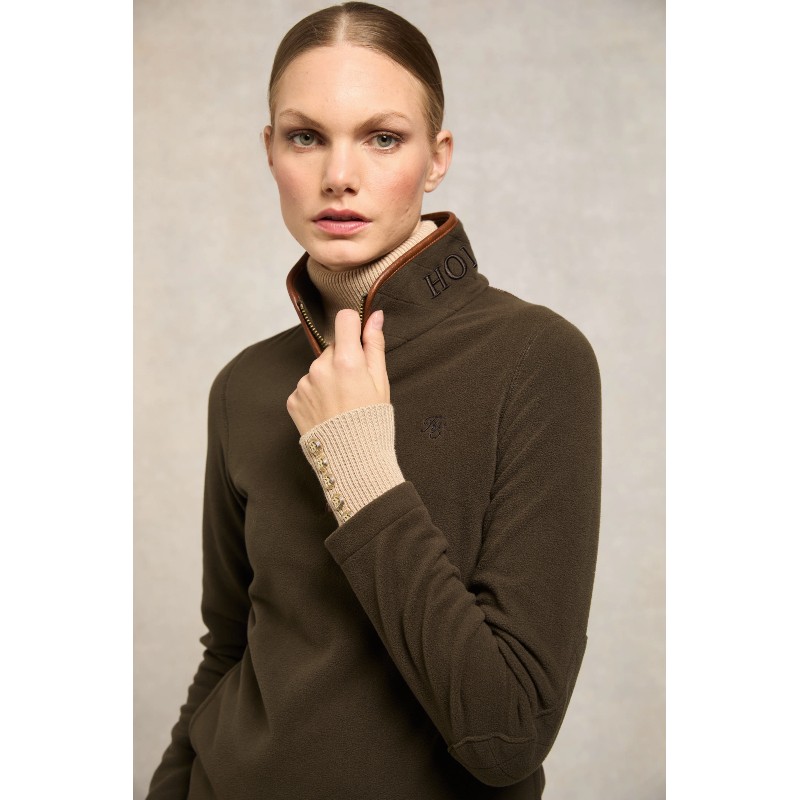 Country Fleece Quarter Zip - Khaki