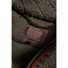 Country Fleece Quarter Zip - Khaki Borg