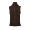 Men's Country Fleece Gilet - Chocolate