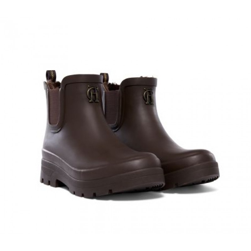 Sherpa Lined Chunky Chelsea Wellington - Chocolate Sherpa Lined Chunky Chelsea Wellington - Chocolate