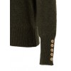 Tori Quarter Zip Knit - Forest Green