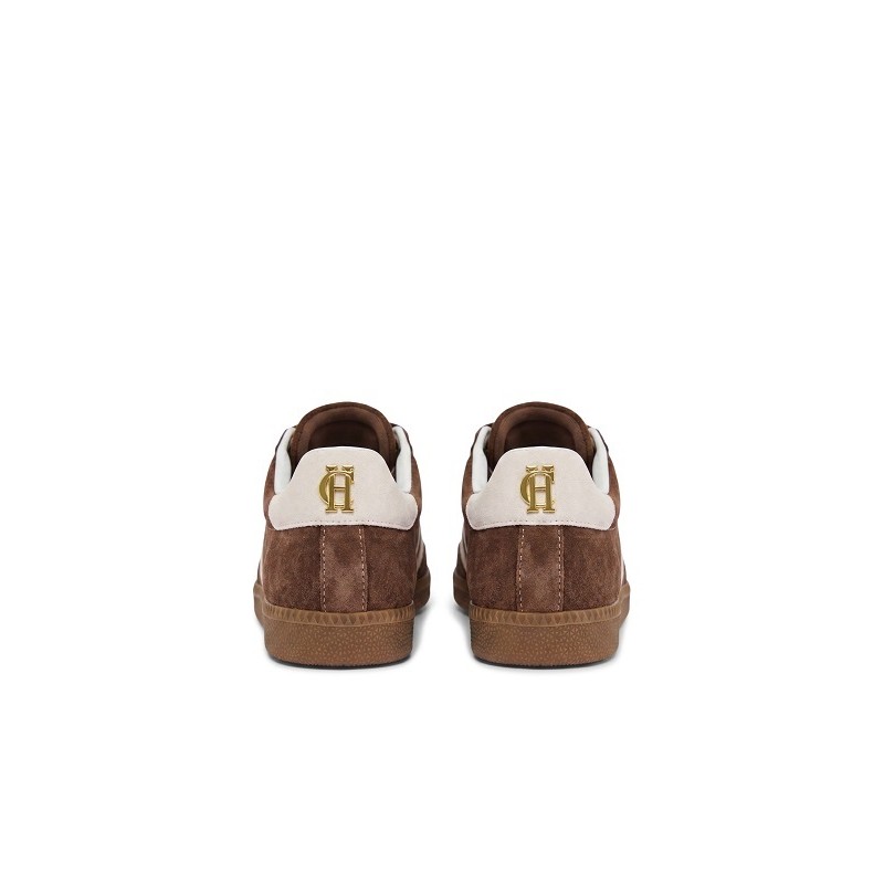 Knightsbridge Court Trainers - Chocolate Suede