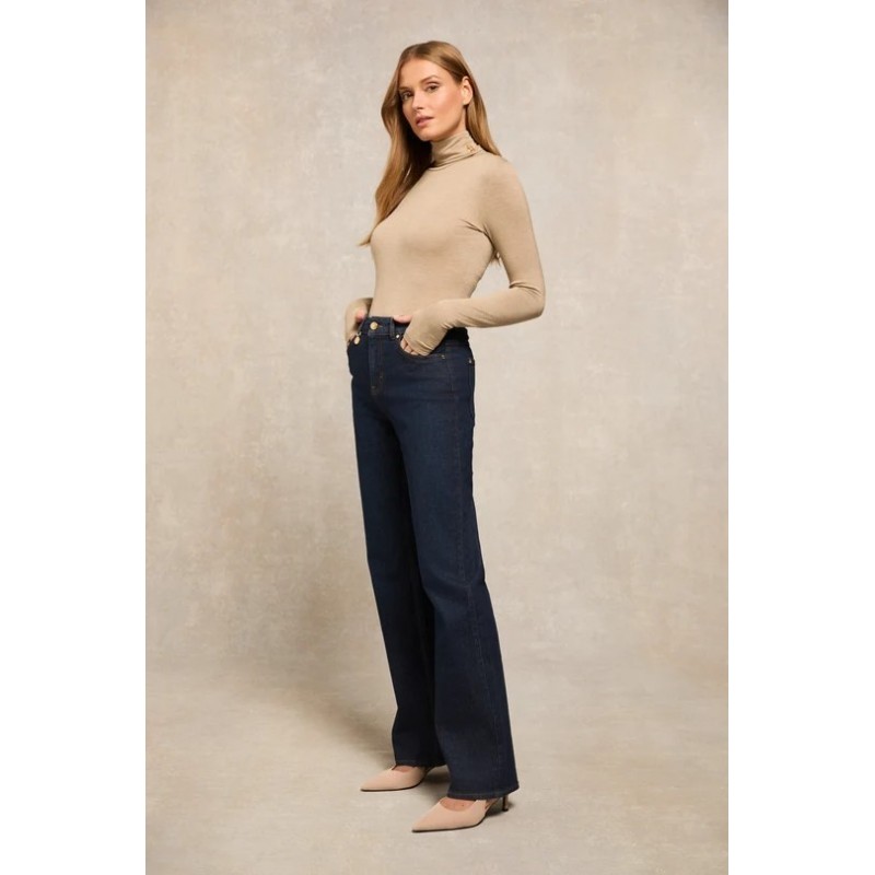 Classic Straight Jean - Deep Indigo Textile