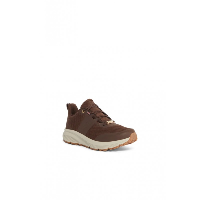 Burghley Waterproof Trainers - Chestnut Brown