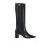 Regency Mid Heel Knee Boot - Black Regency Mid Heel Knee Boot - Black