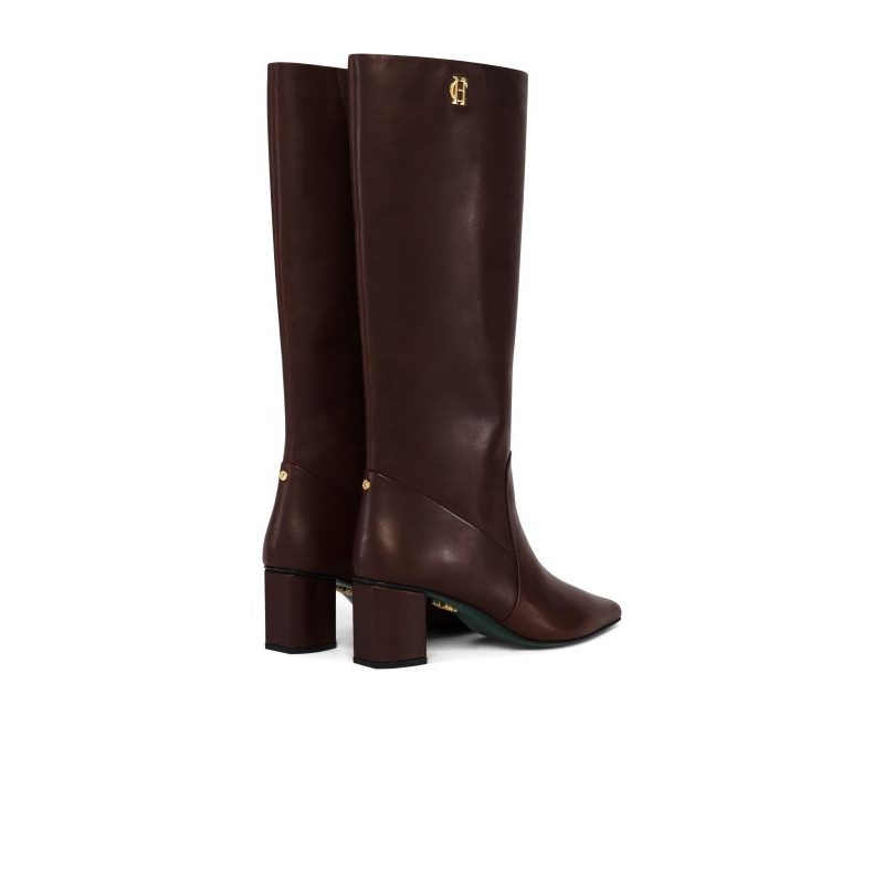 Regency Mid Heel Knee Boot - Rich Chocolate