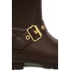 Sherpa Lined Chelsea Wellington - Chocolate  Matt Gold