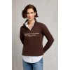 Sporting Goods Zip Henley - Walnut Textile