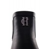 Sherpa Lined Chunky Chelsea Wellington - Black Sherpa Lined Chunky Chelsea Wellington - Black