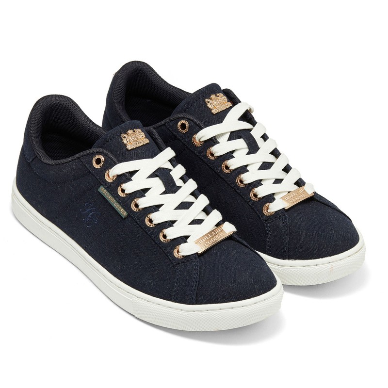 Chelsea Court Trainers - Ink Navy Canvas