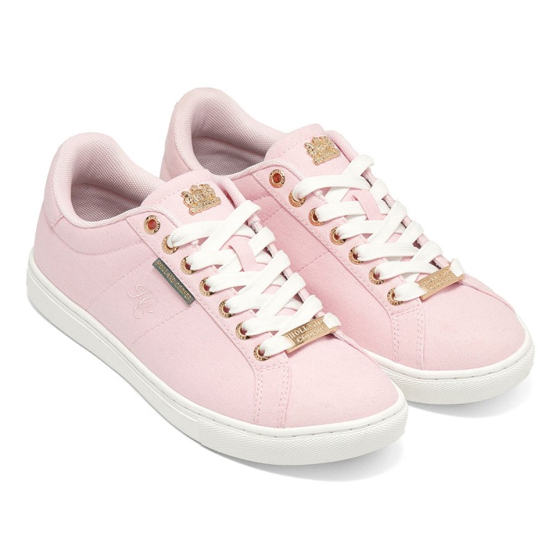 Chelsea Court Trainers - Soft Pink Canvas