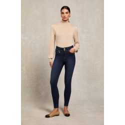 Holland Cooper Classic Skinny Jeans - Deep Indigo