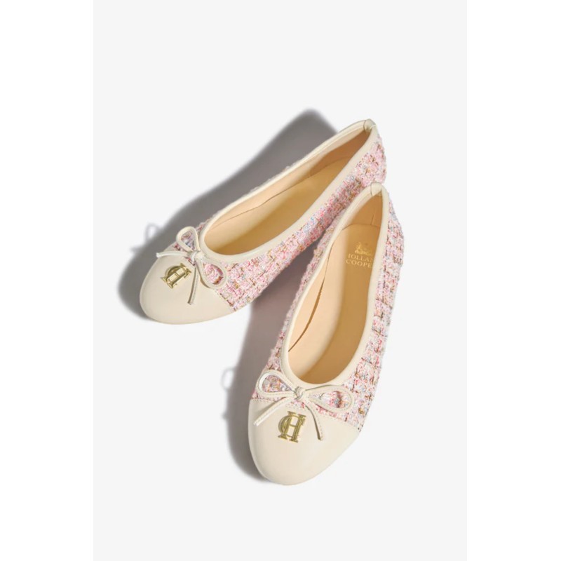 Ballet Shoe Pink (Sparkle Boucle) Leather